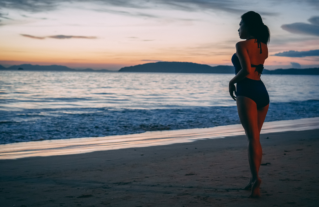 Centara Grand Beach Resort & Villas Krabi beach during sunset