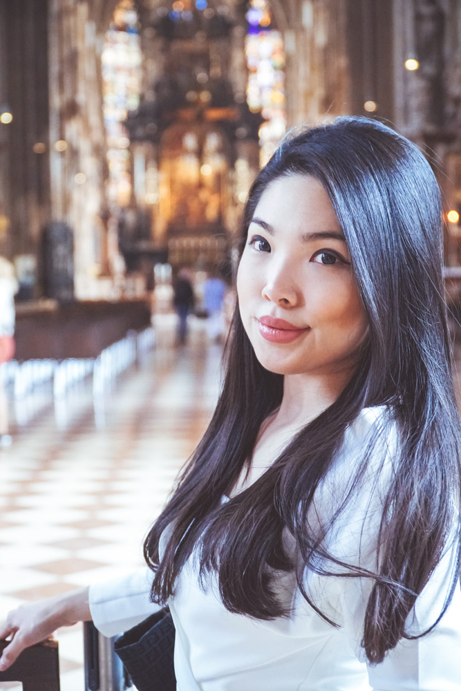 Agnes Lina Gianto at St. Stephen's Cathedral, Vienna