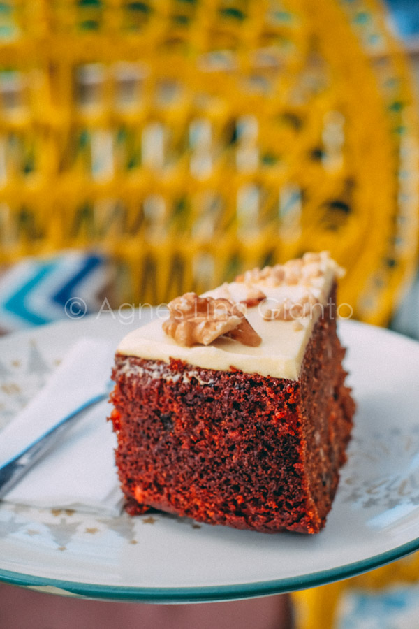 Carrot cake in Bali