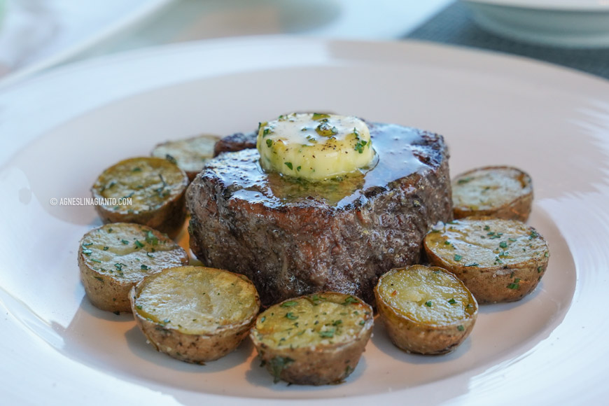 Grilled beef steak in Bali