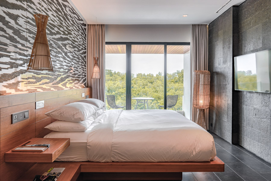 Junior Suite Garden View Bedroom at Renaissance Uluwatu Bali