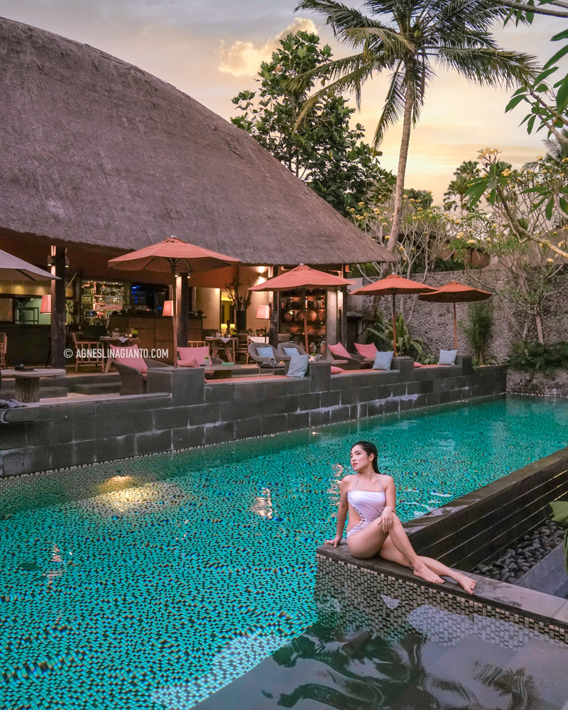 Agnes Lina Gianto in Ubud Bali, at The Purist Villas Ubud.