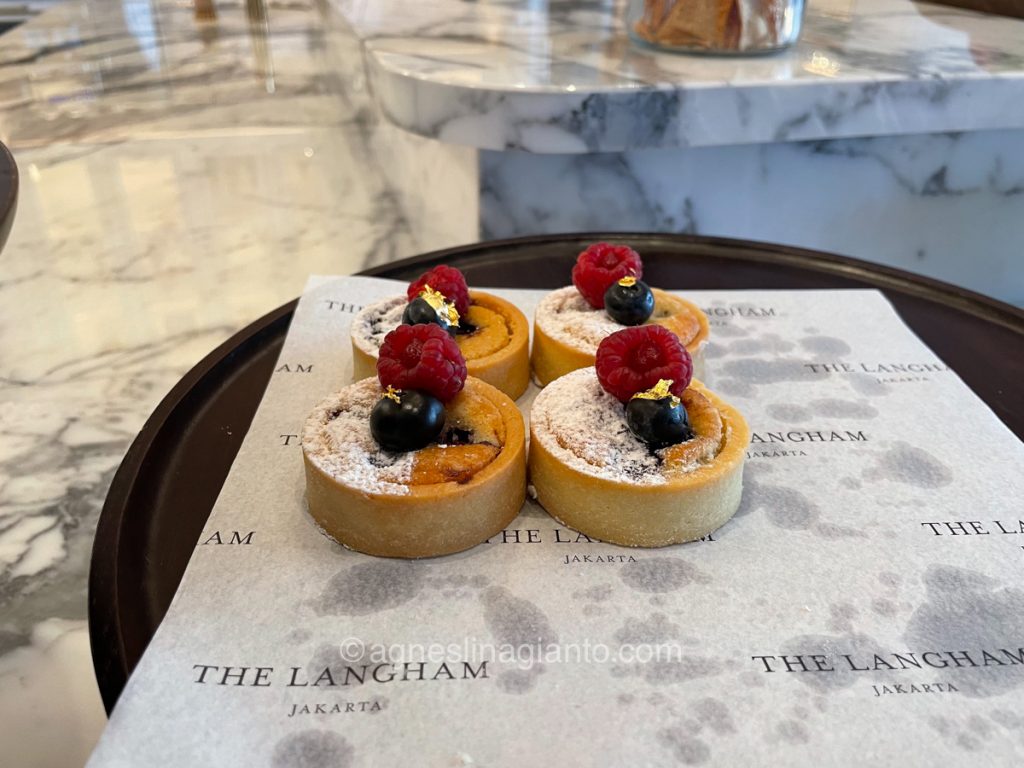 Afternoon tea at Club Langham, Jakarta