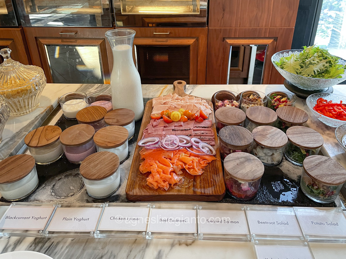 Breakfast buffet at TOM's by Tom Aikens at Langham Jakarta