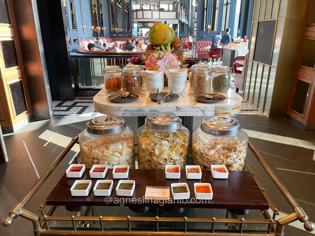Breakfast buffet at TOM's by Tom Aikens at Langham Jakarta