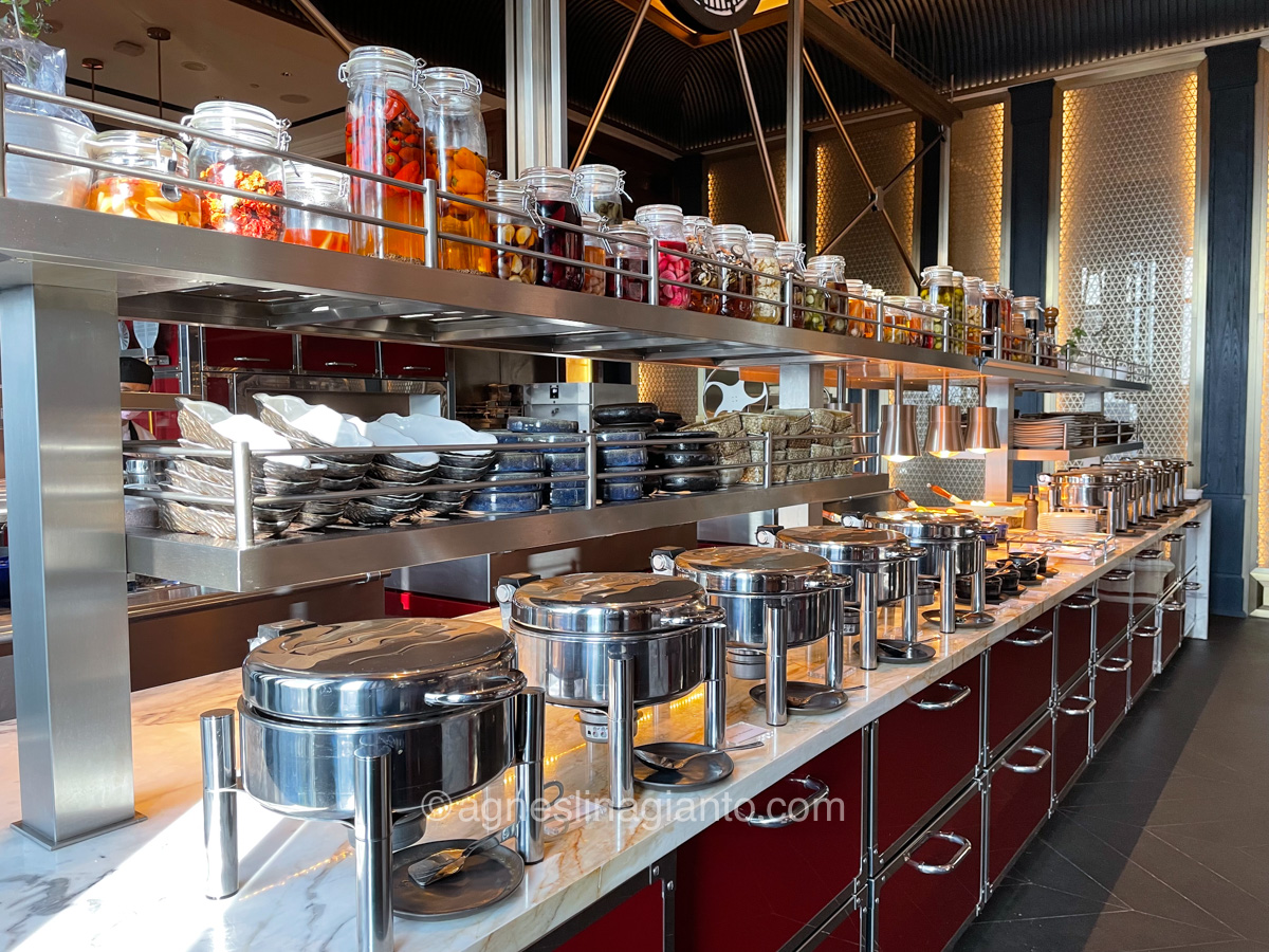 Breakfast buffet at TOM's by Tom Aikens at Langham Jakarta