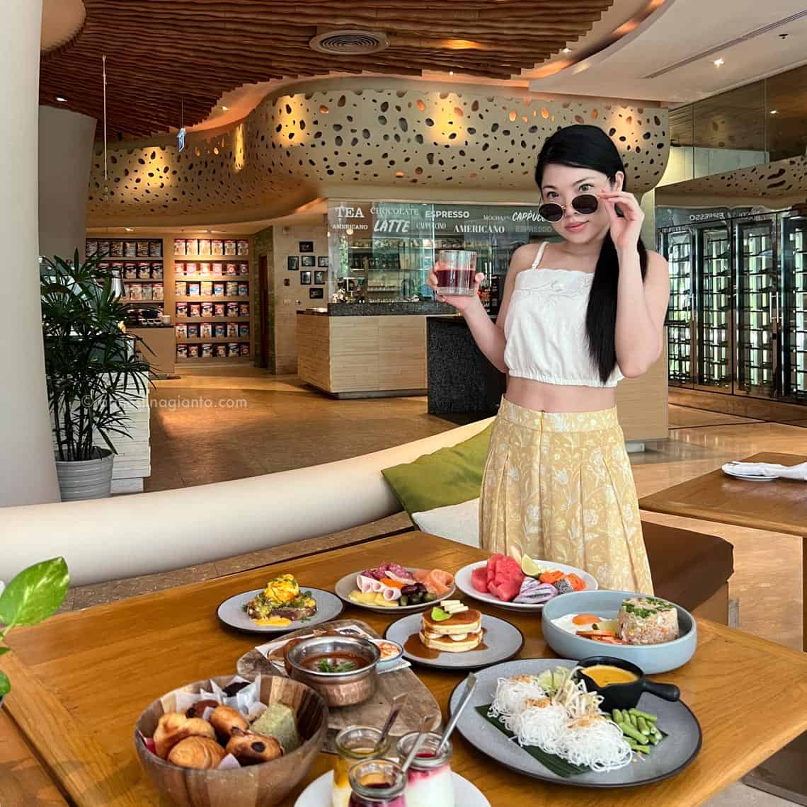 Breakfast buffet at Loca Vore restaurant