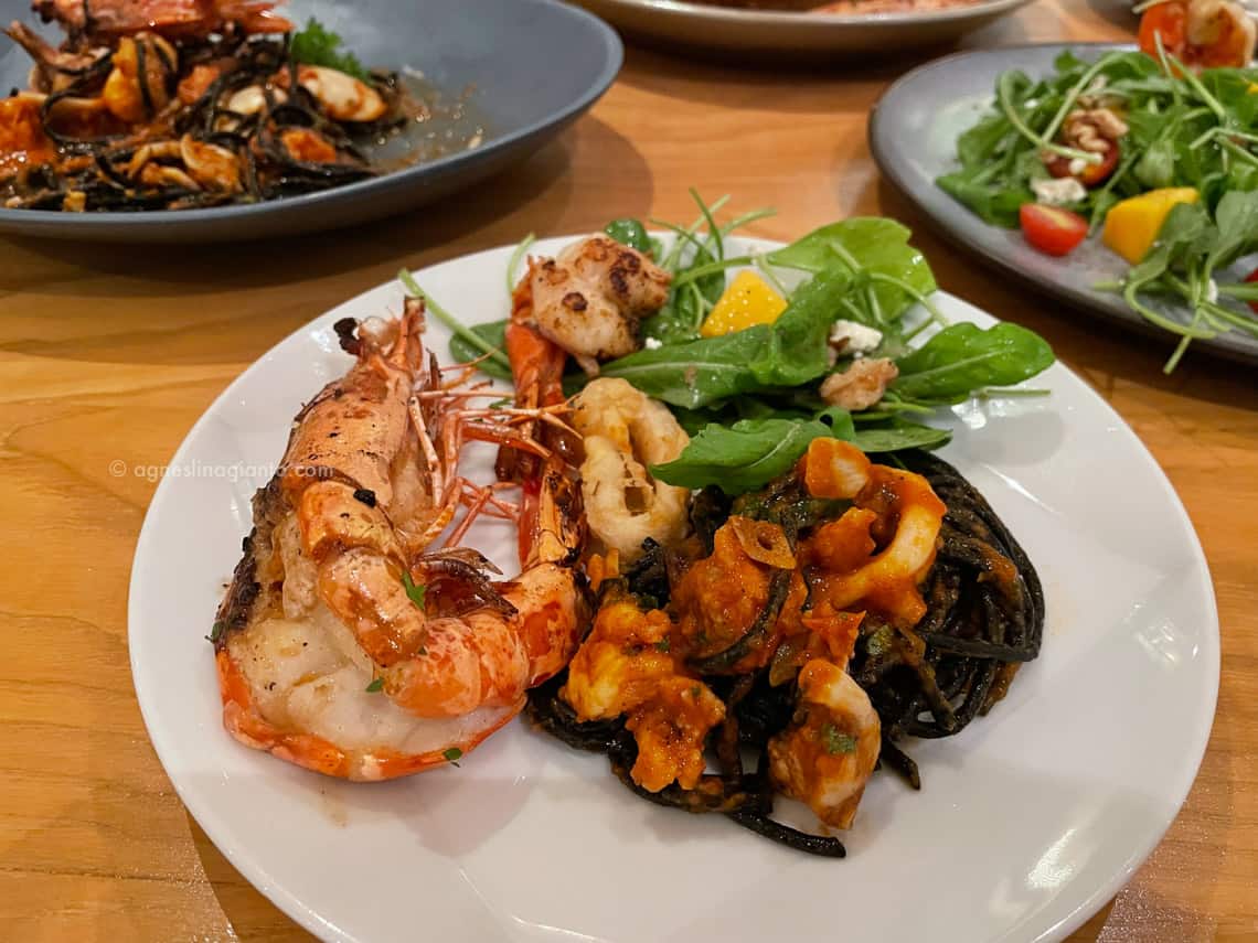 Seafood platter at Loca Vore