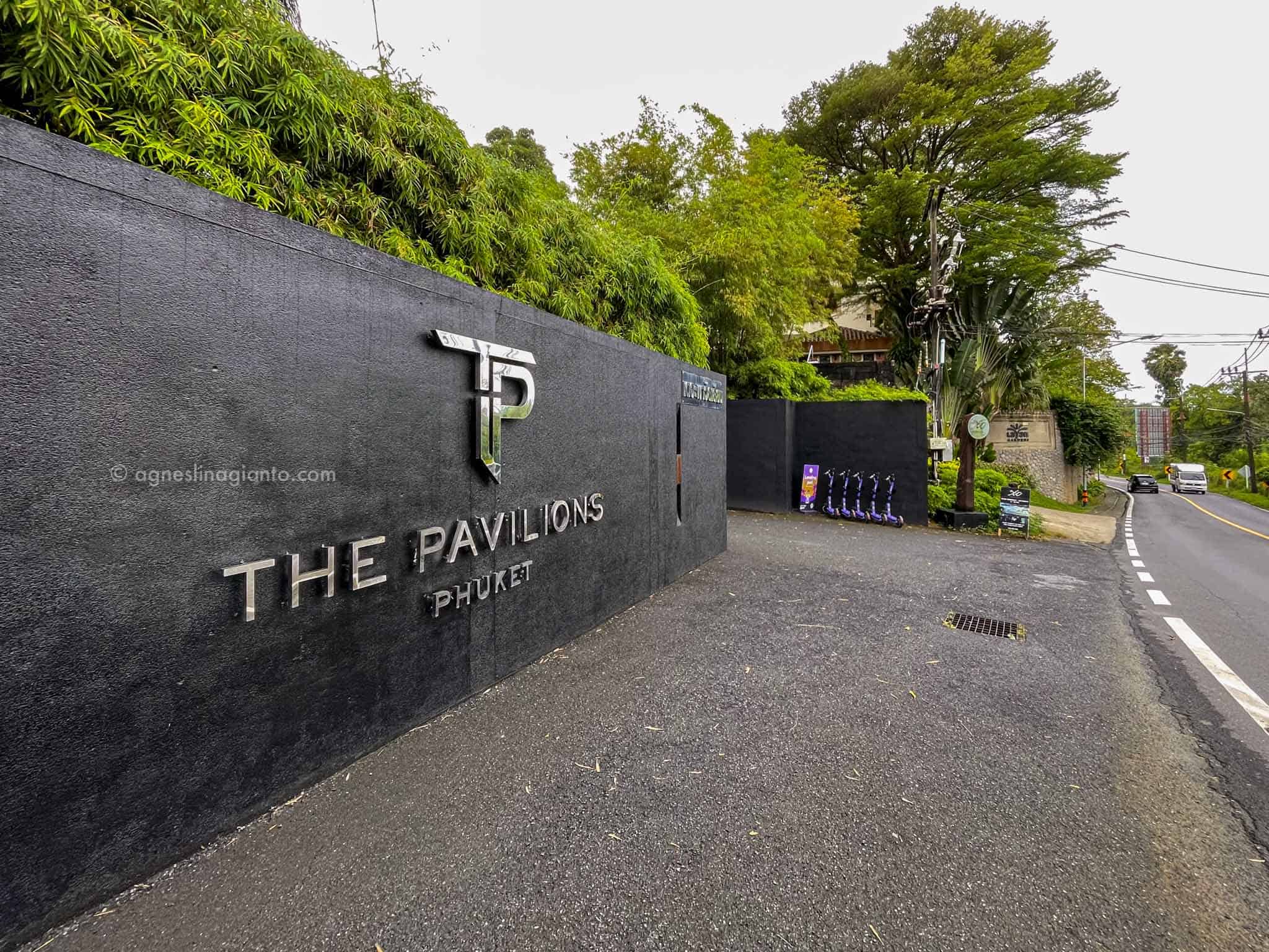 The Pavilions Phuket entrance gate