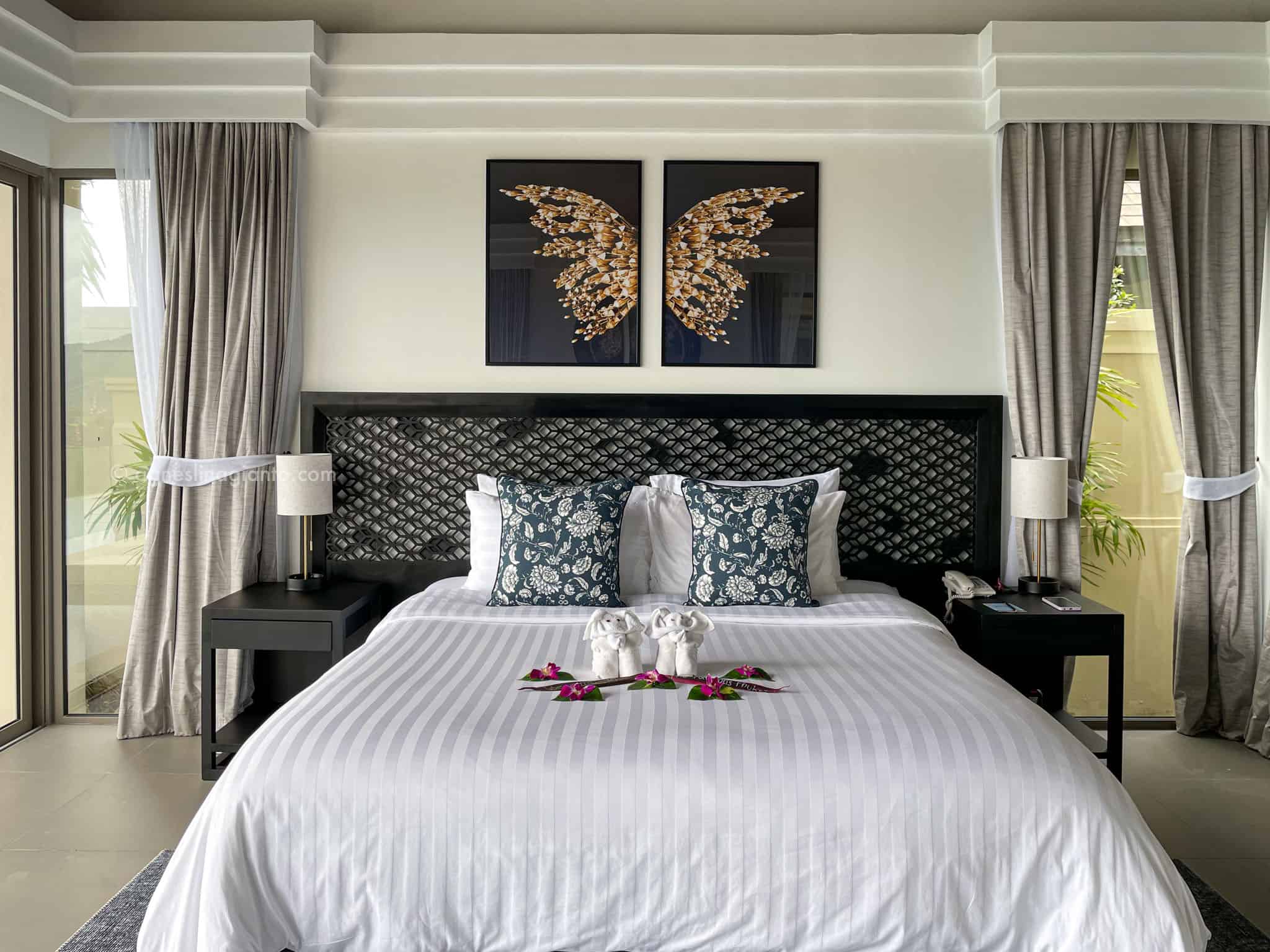 Bedroom at Ocean View Pool Villa