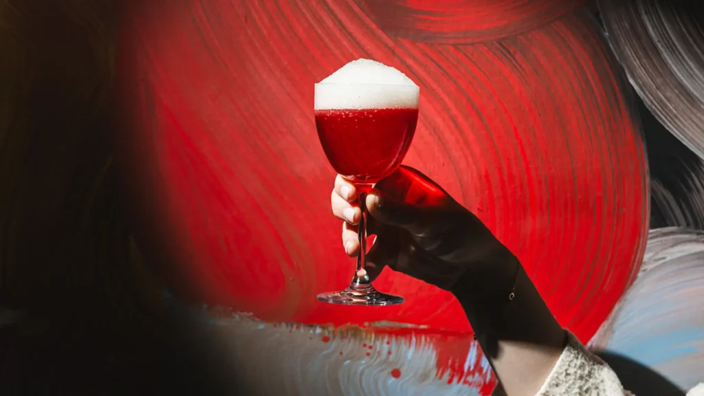 A non-alcoholic drink served at Cafe Boulud Riyadh