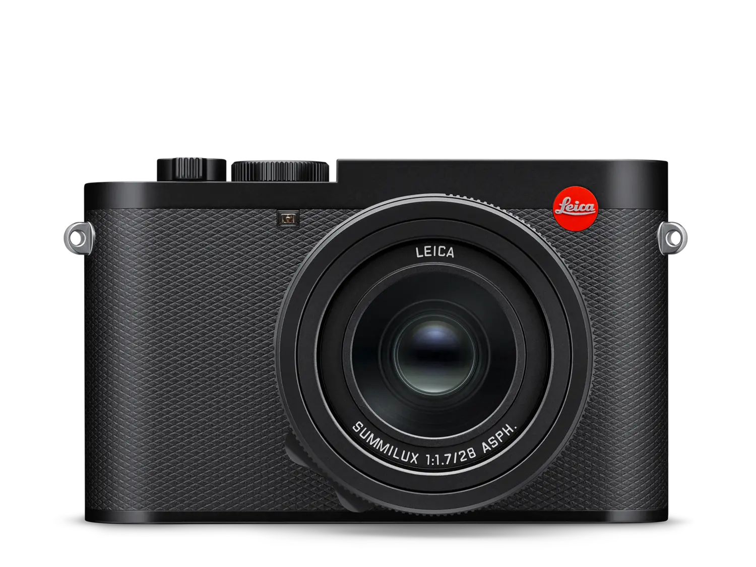 The Leica Q3 full-frame compact camera in black, photographed for a luxury travel camera review by The Luxe Destination