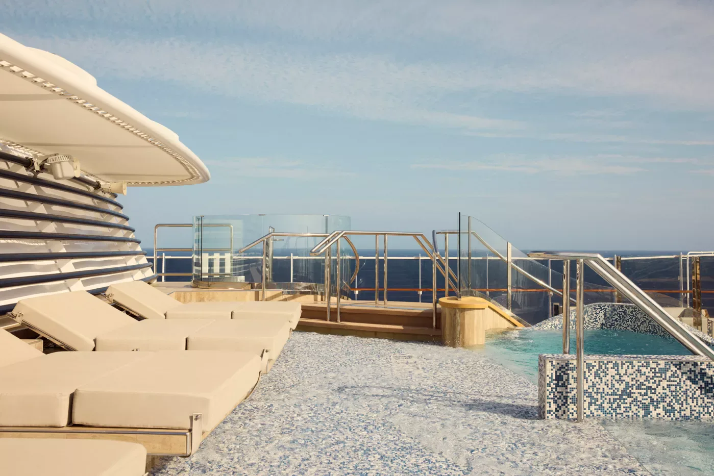 Helios Pool & Bar aboard Explora Journeys