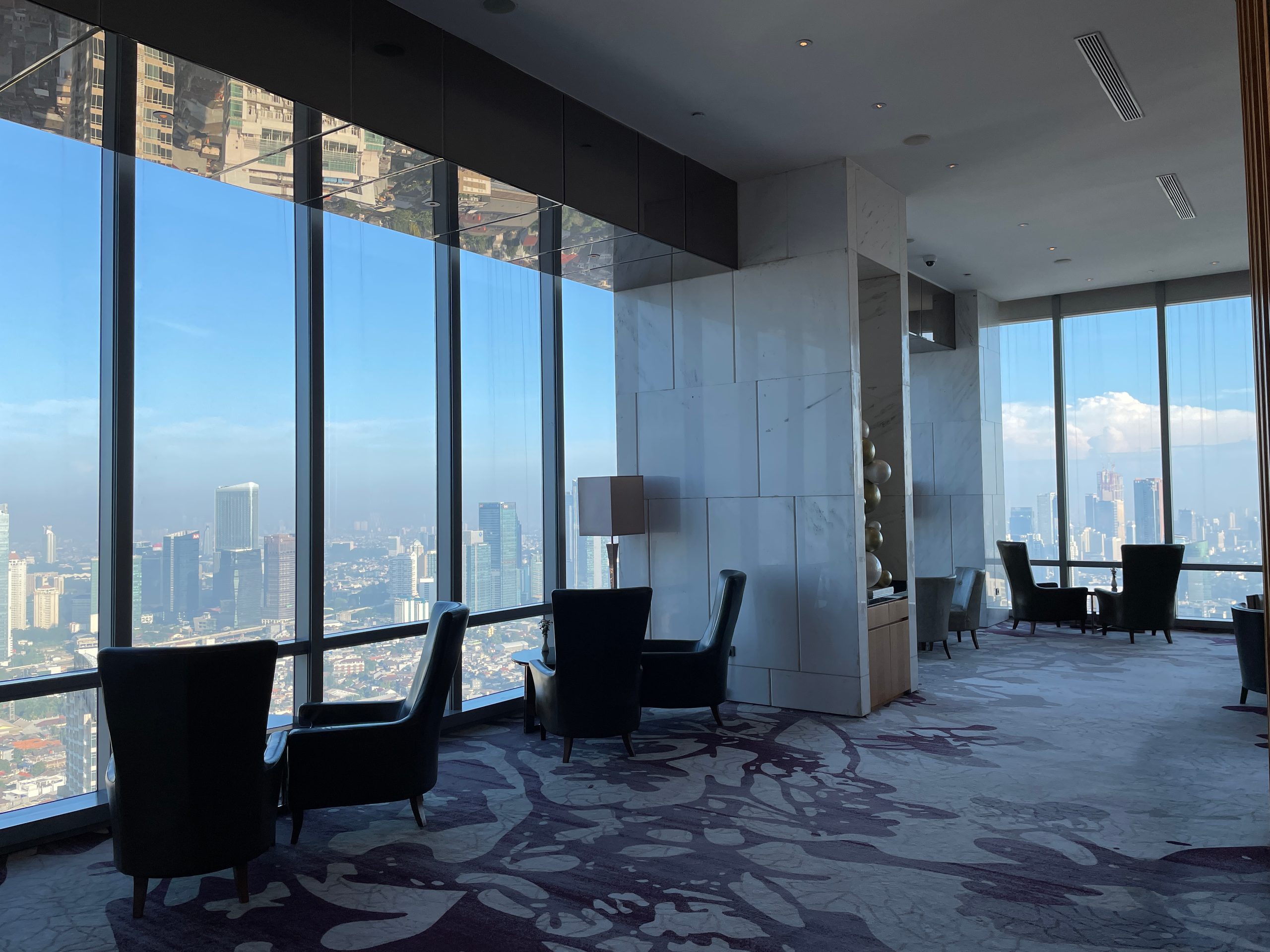 The Champagne Lounge on level 52 at The Westin Jakarta