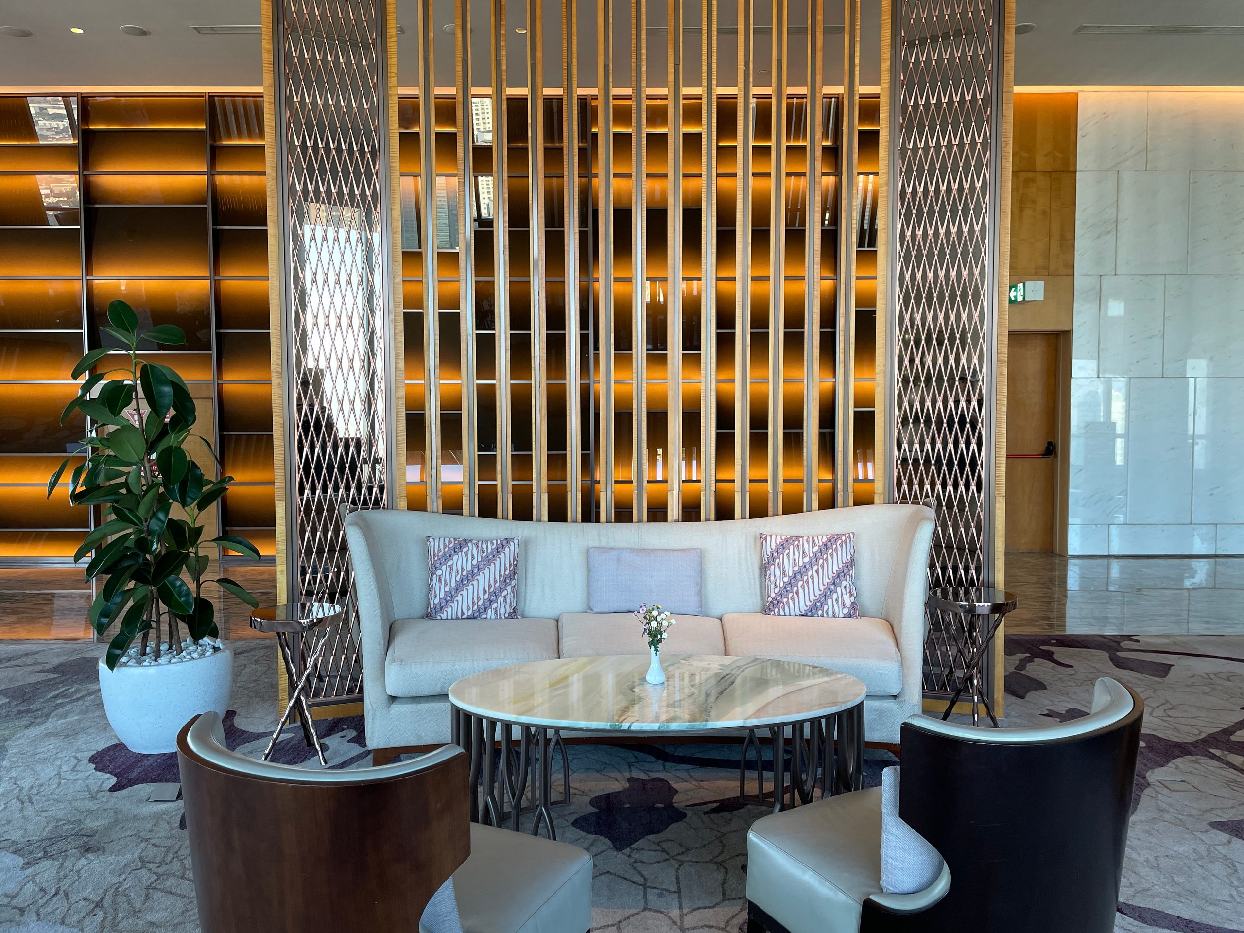 The Champagne Lounge on level 52 at The Westin Jakarta