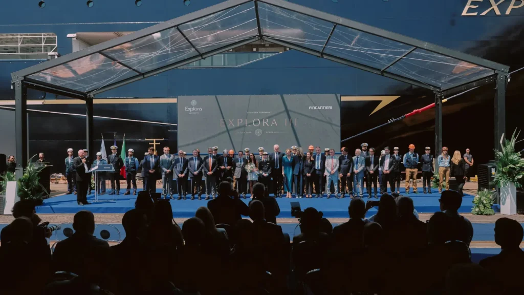 The EXPLORA III naming ceremony in Barcelona
