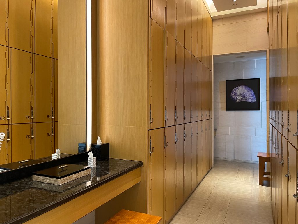 The sauna and hot bath at Heavenly Spa, The Westin Jakarta