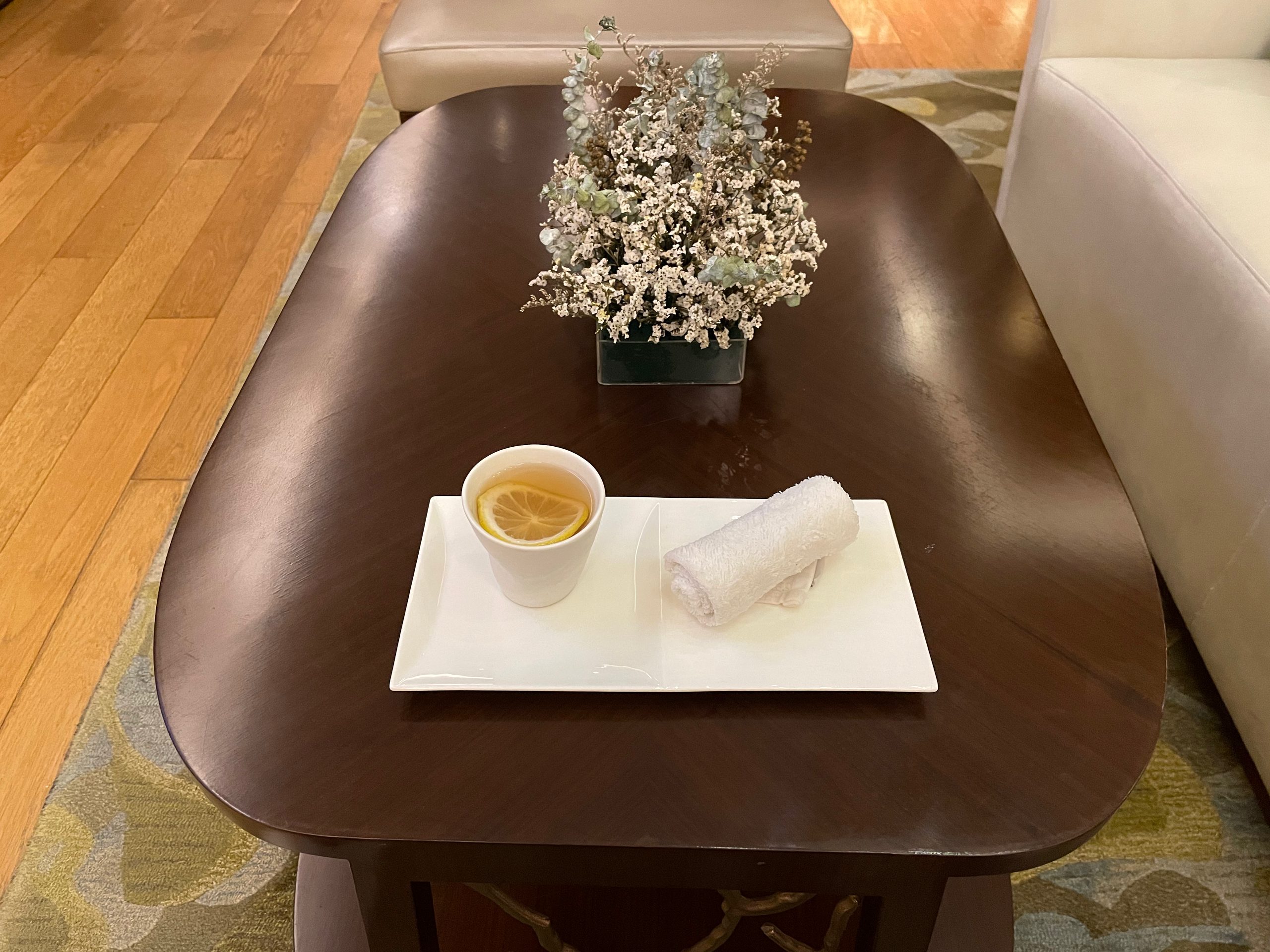 Welcome tea, served before the treatment — The Westin Jakarta