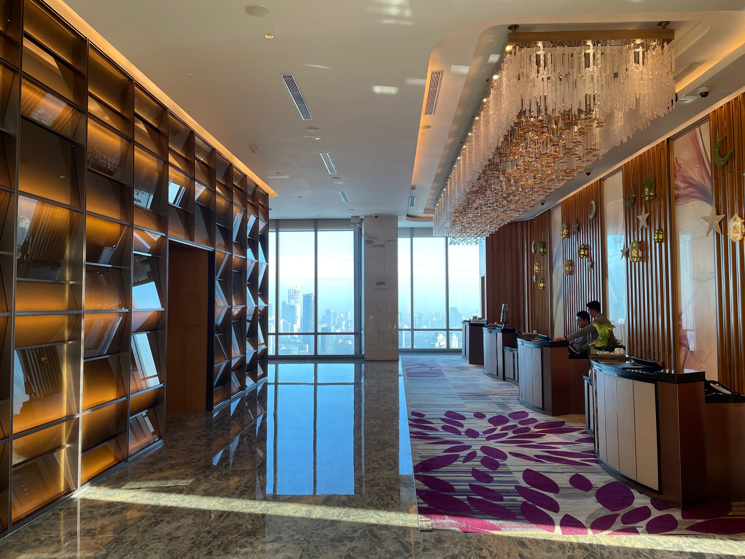 The reception desk — The Westin Jakarta