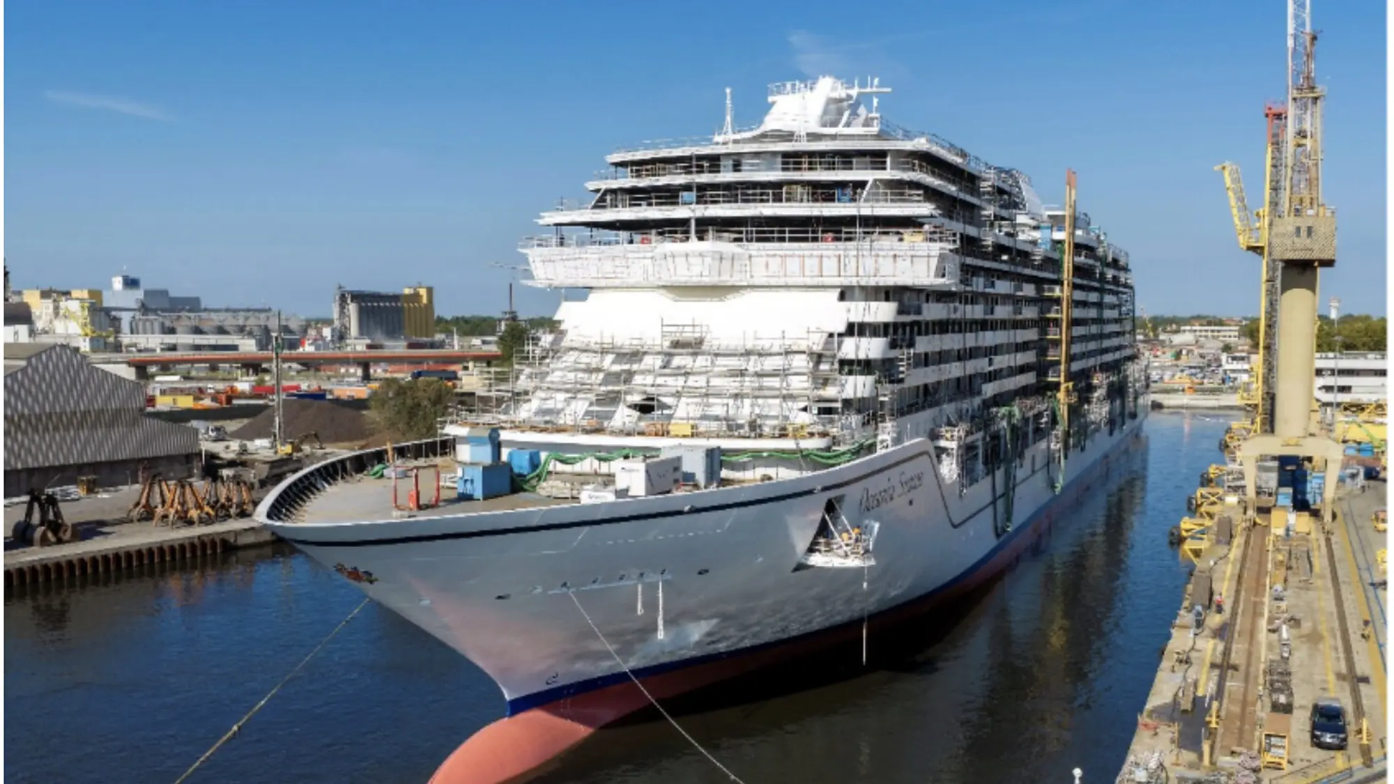 Oceania Sonata enters fitting-out at Fincantieri's Marghera yard
