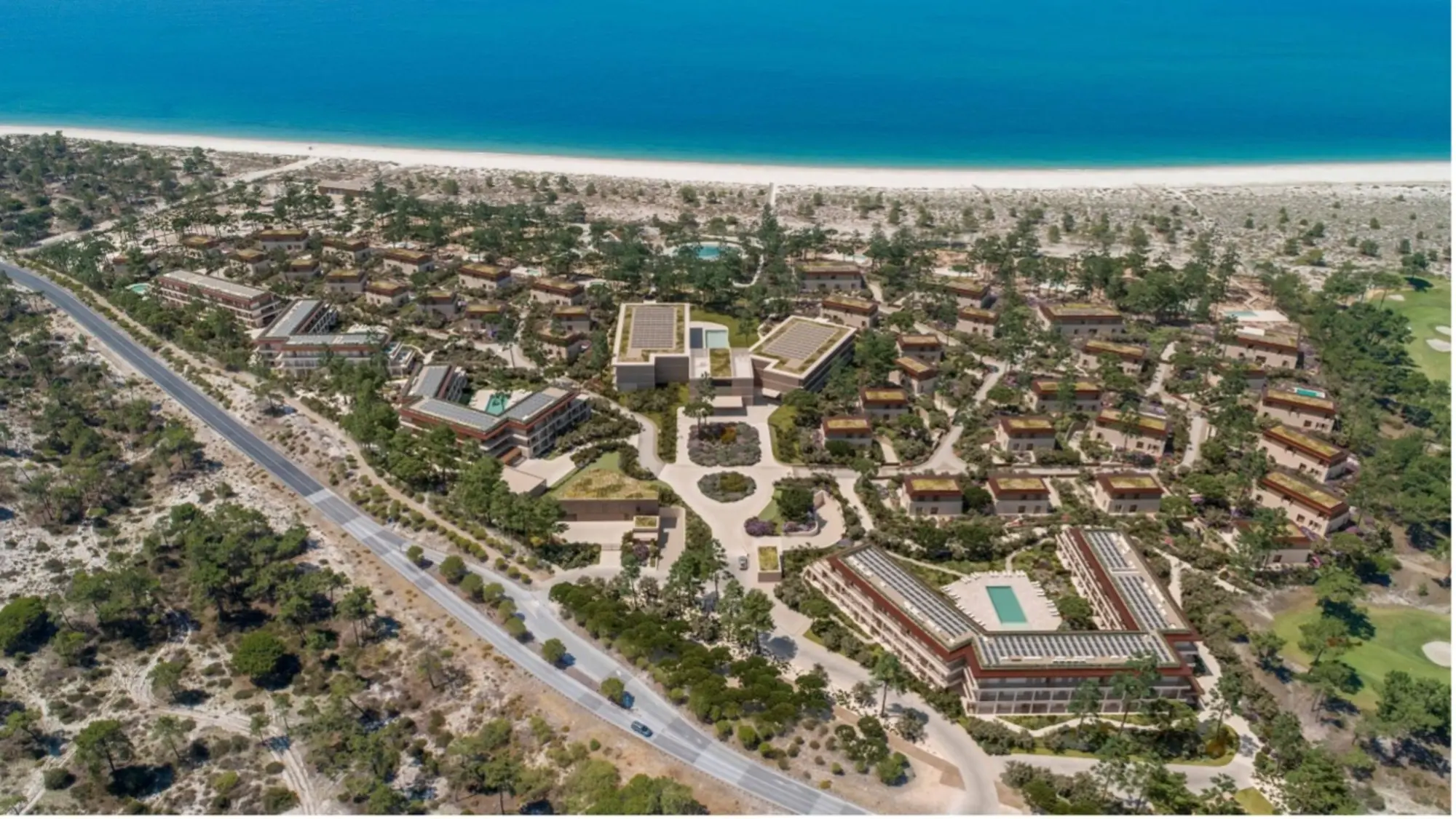 Park Hyatt Comporta, set behind the dunes on Portugal's Alentejo coast — Rendering: Hyatt