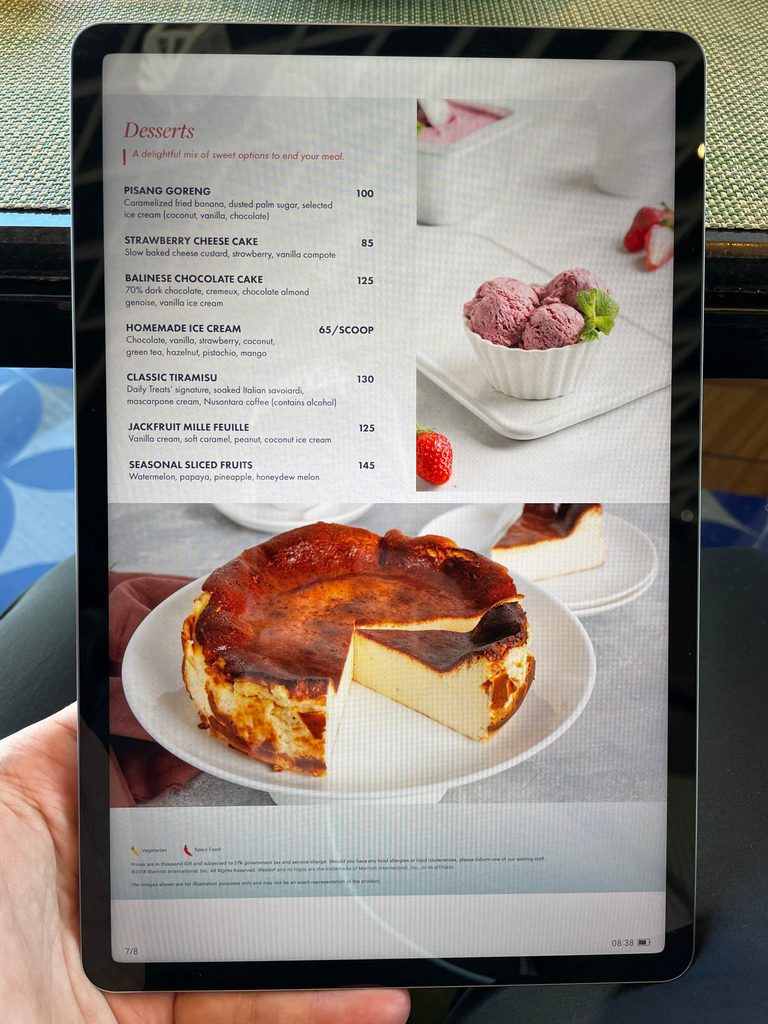 Desserts (page 7 of 8) — The Westin Jakarta