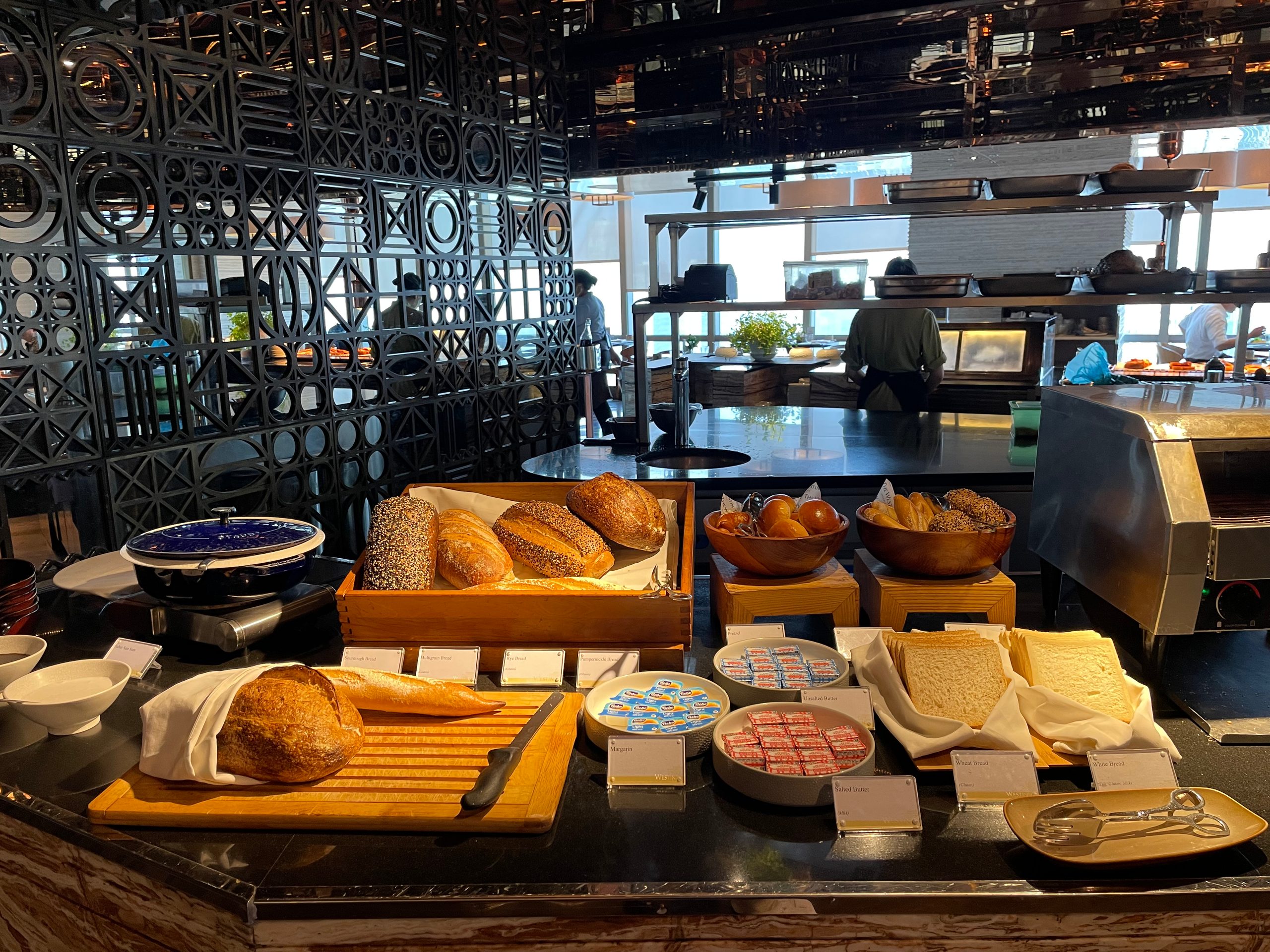 The bread and bakery station — The Westin Jakarta