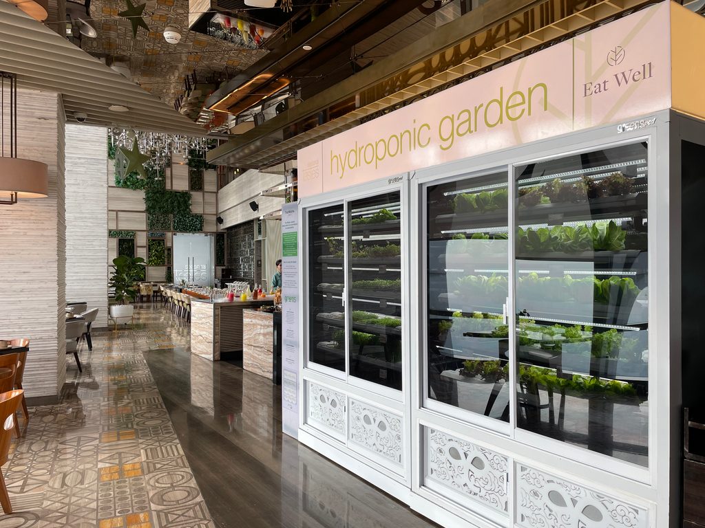The breakfast buffet at Seasonal Tastes, the all-day dining restaurant on level 51 at The Westin Jakarta