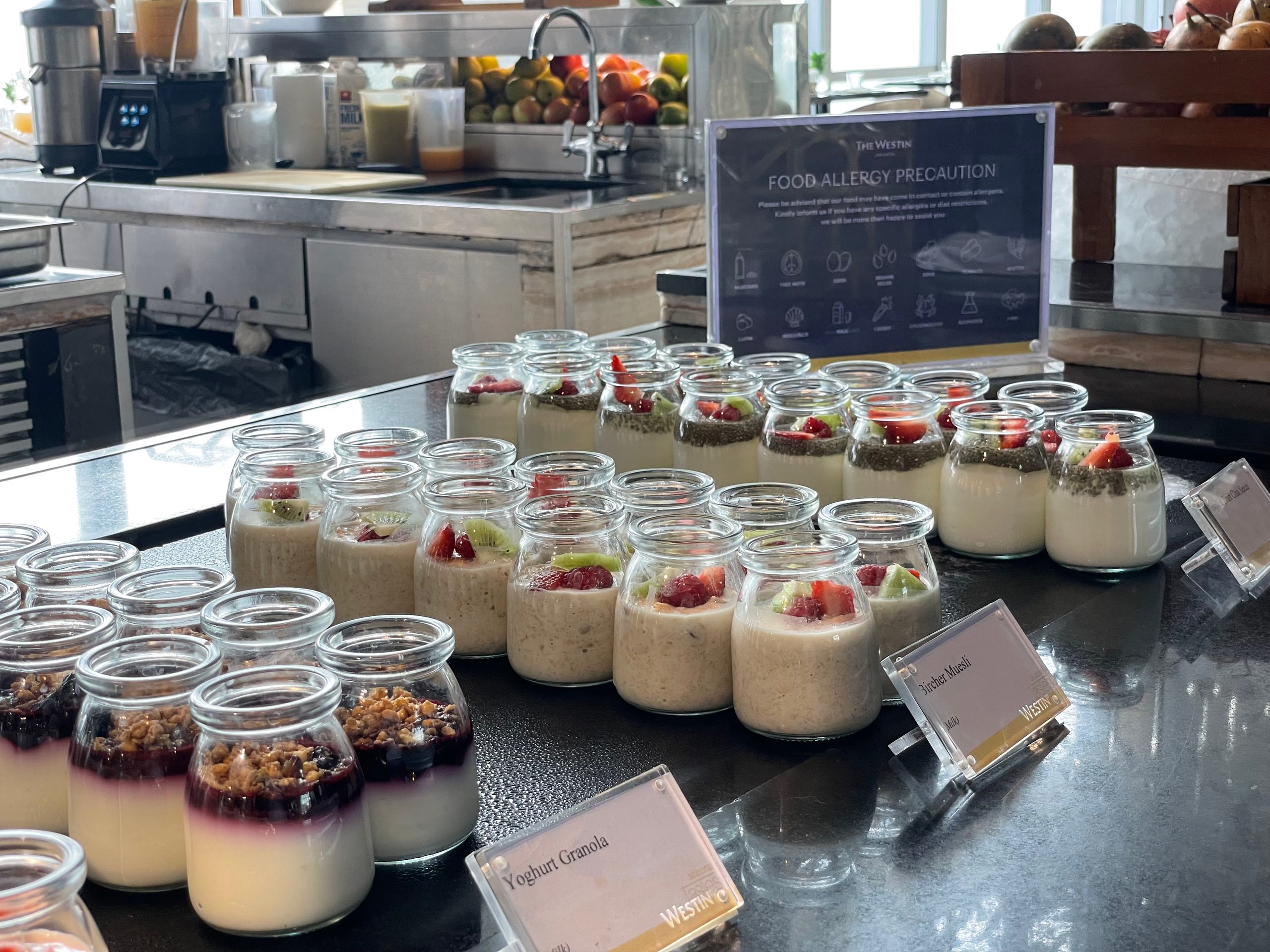 The pastry and dessert counter — The Westin Jakarta