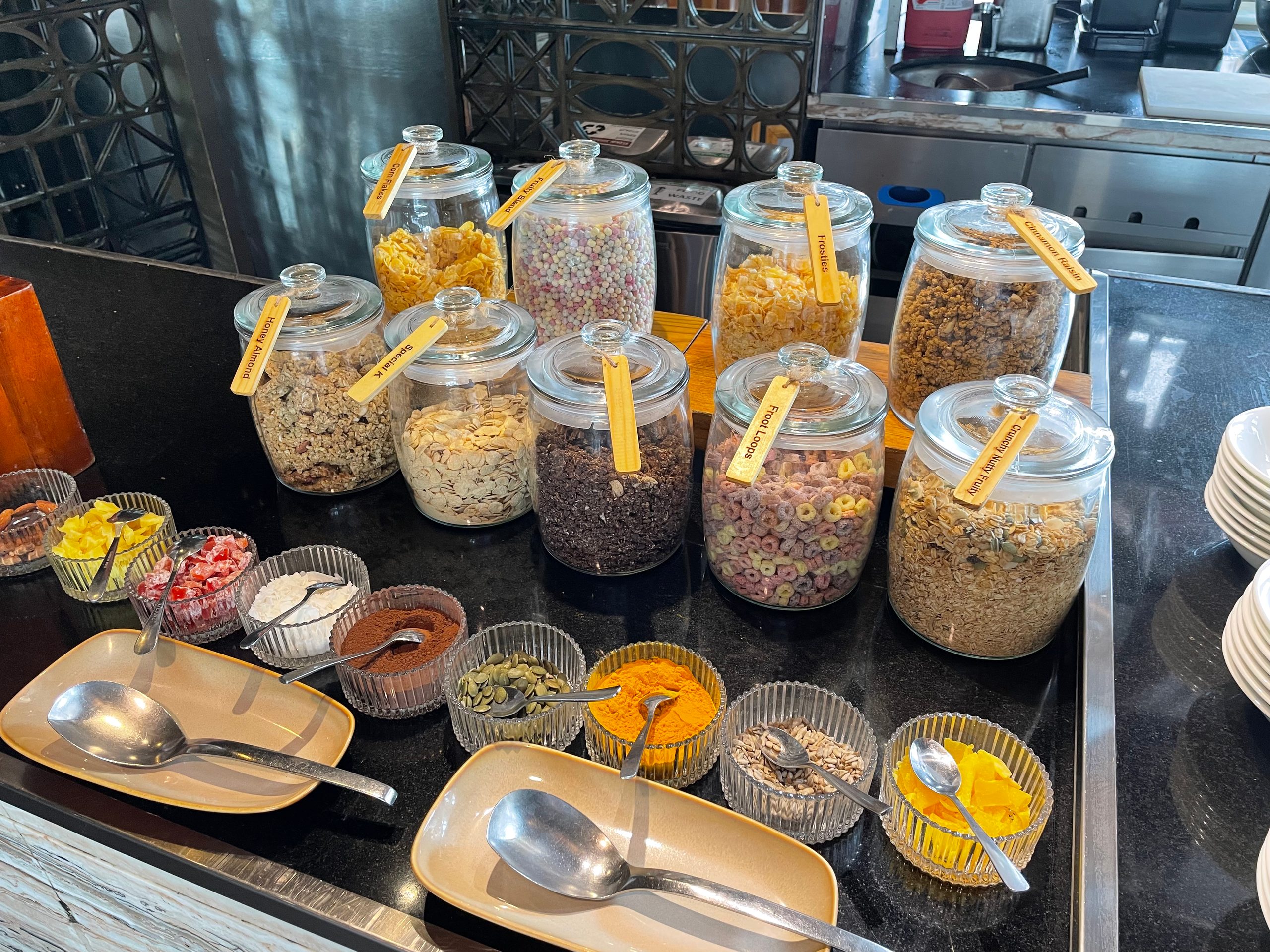 Cereals, granola and preserves — The Westin Jakarta