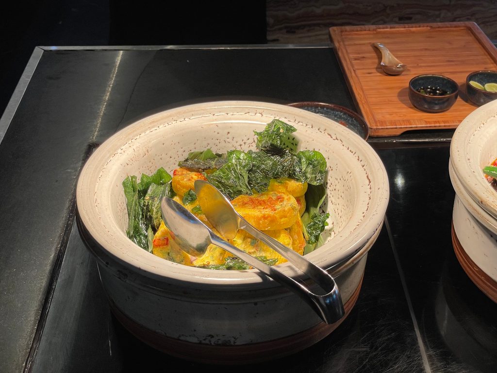 The breakfast buffet at Seasonal Tastes, the all-day dining restaurant on level 51 at The Westin Jakarta