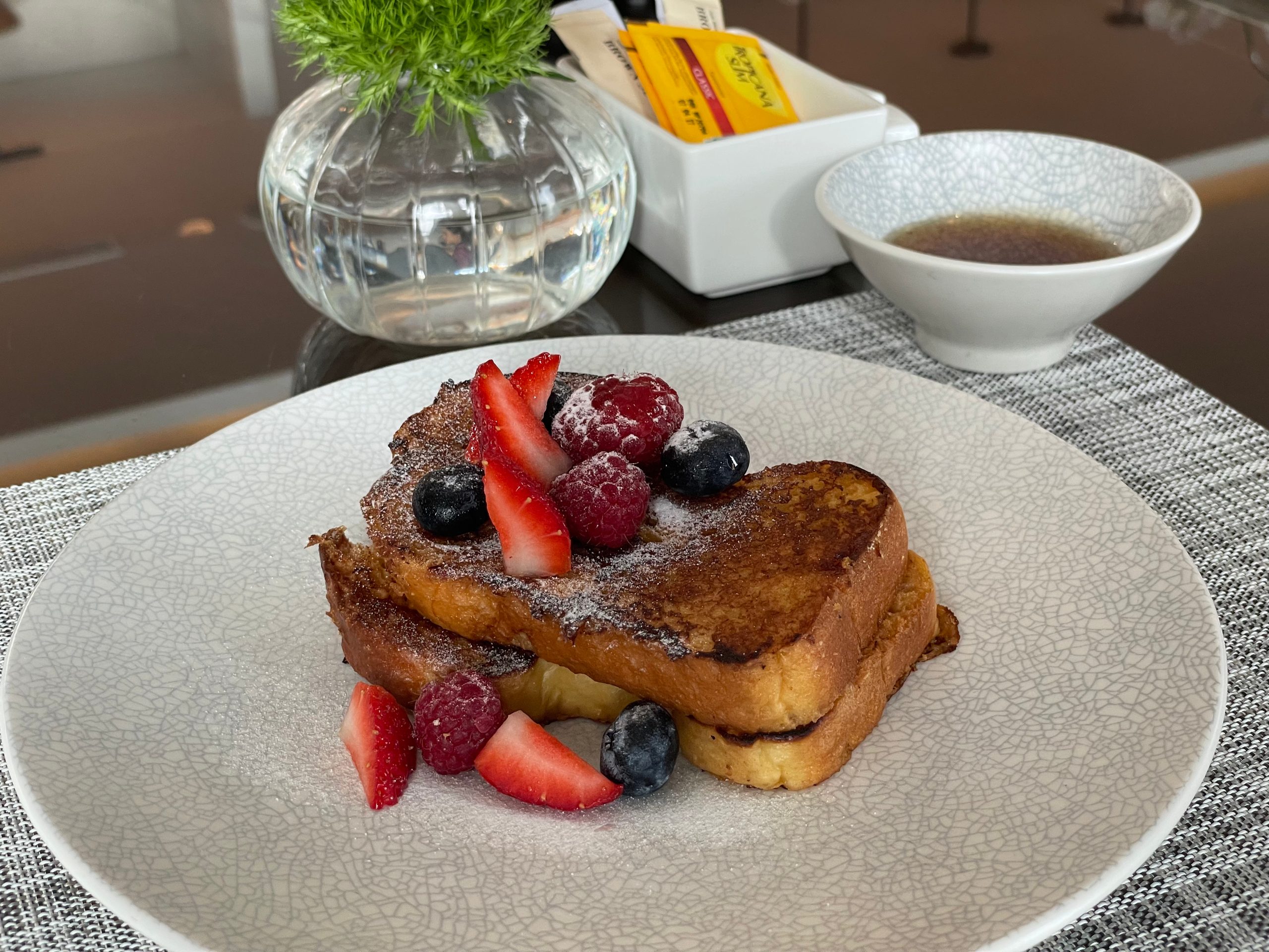 French toast with berries — The Westin Jakarta
