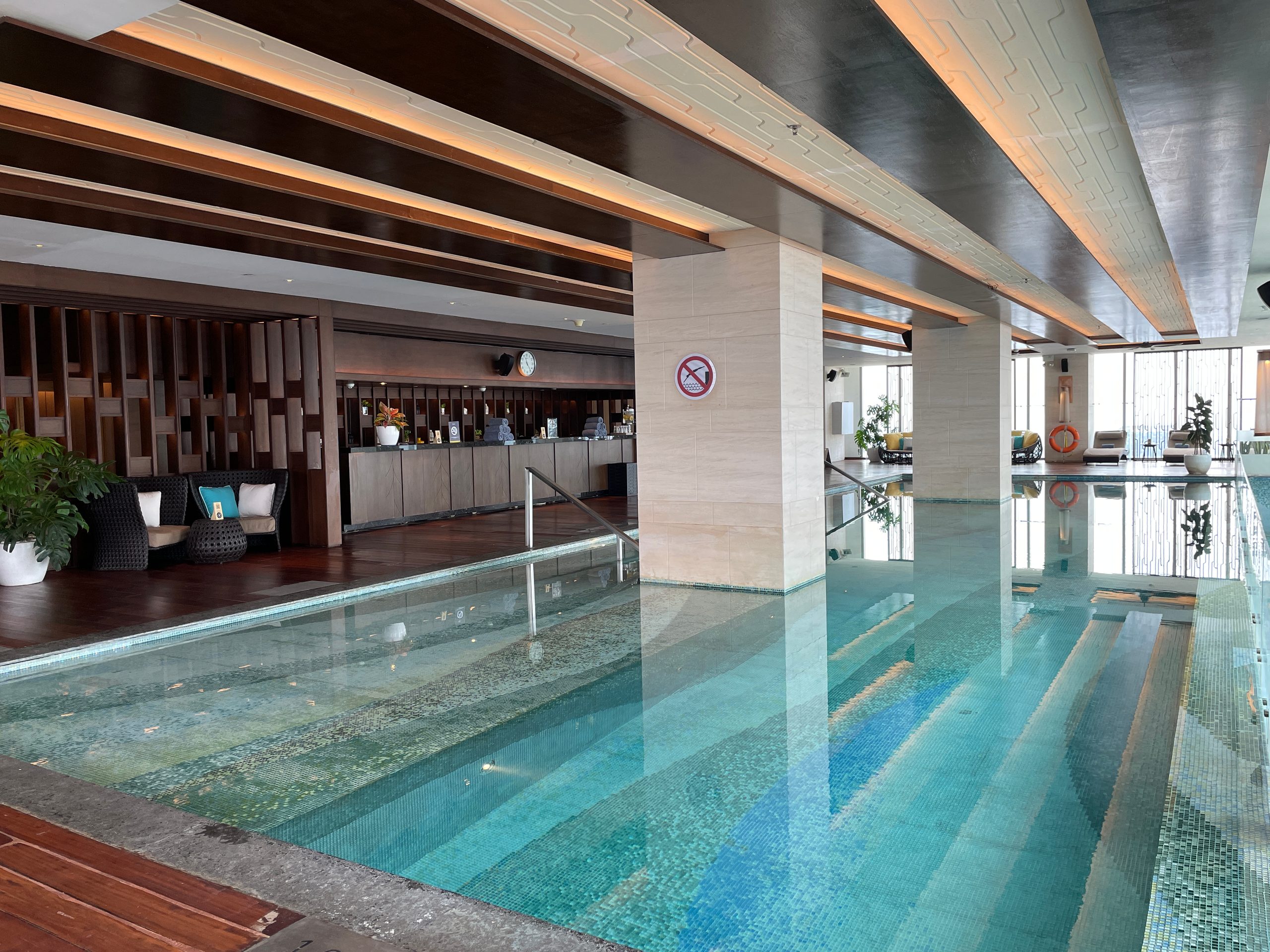 The pool, looking out over Jakarta — The Westin Jakarta