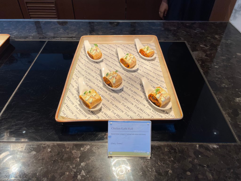 Afternoon tea service in the Westin Club lounge on level 65 at The Westin Jakarta