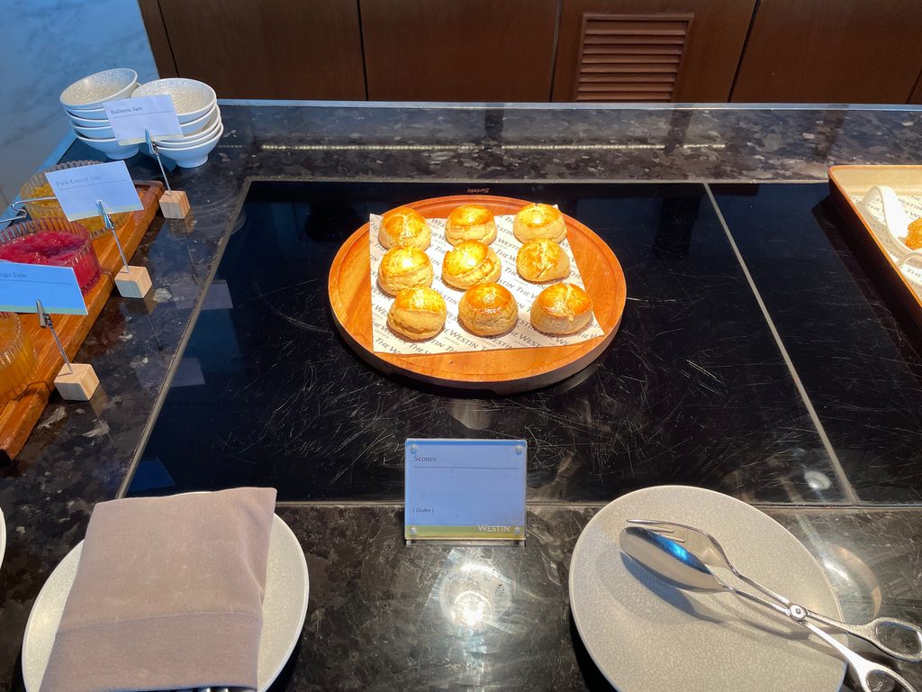 Afternoon tea service in the Westin Club lounge on level 65 at The Westin Jakarta