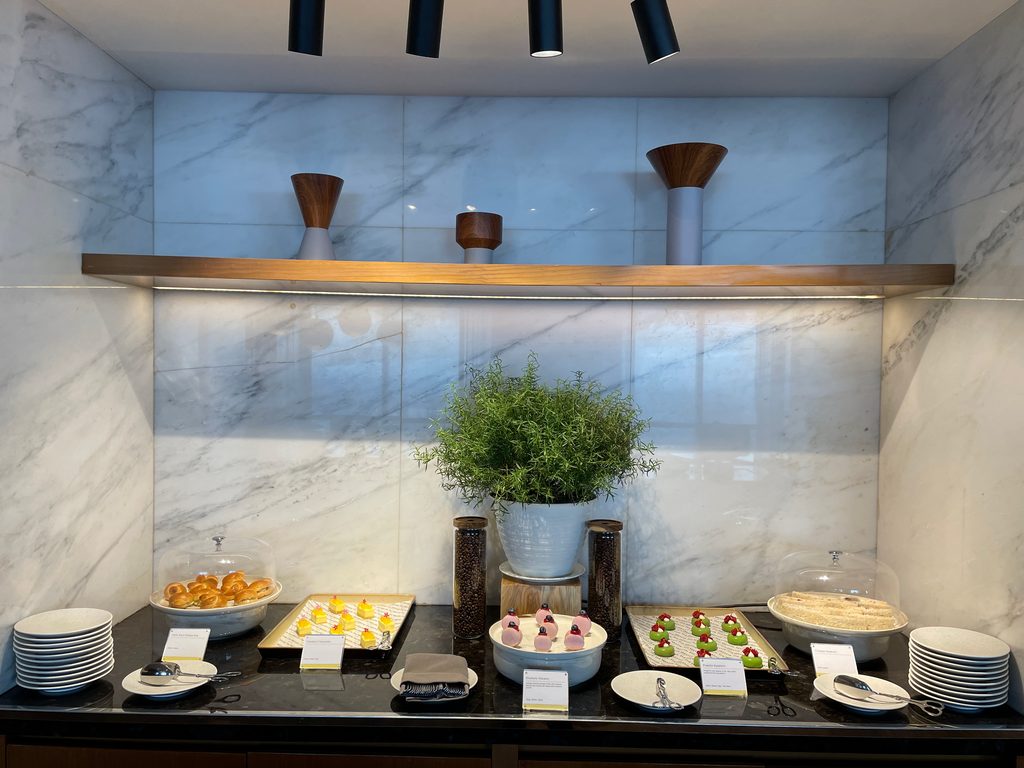 Afternoon tea service in the Westin Club lounge on level 65 at The Westin Jakarta