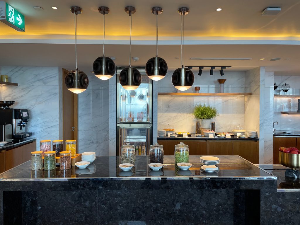 Afternoon tea service in the Westin Club lounge on level 65 at The Westin Jakarta
