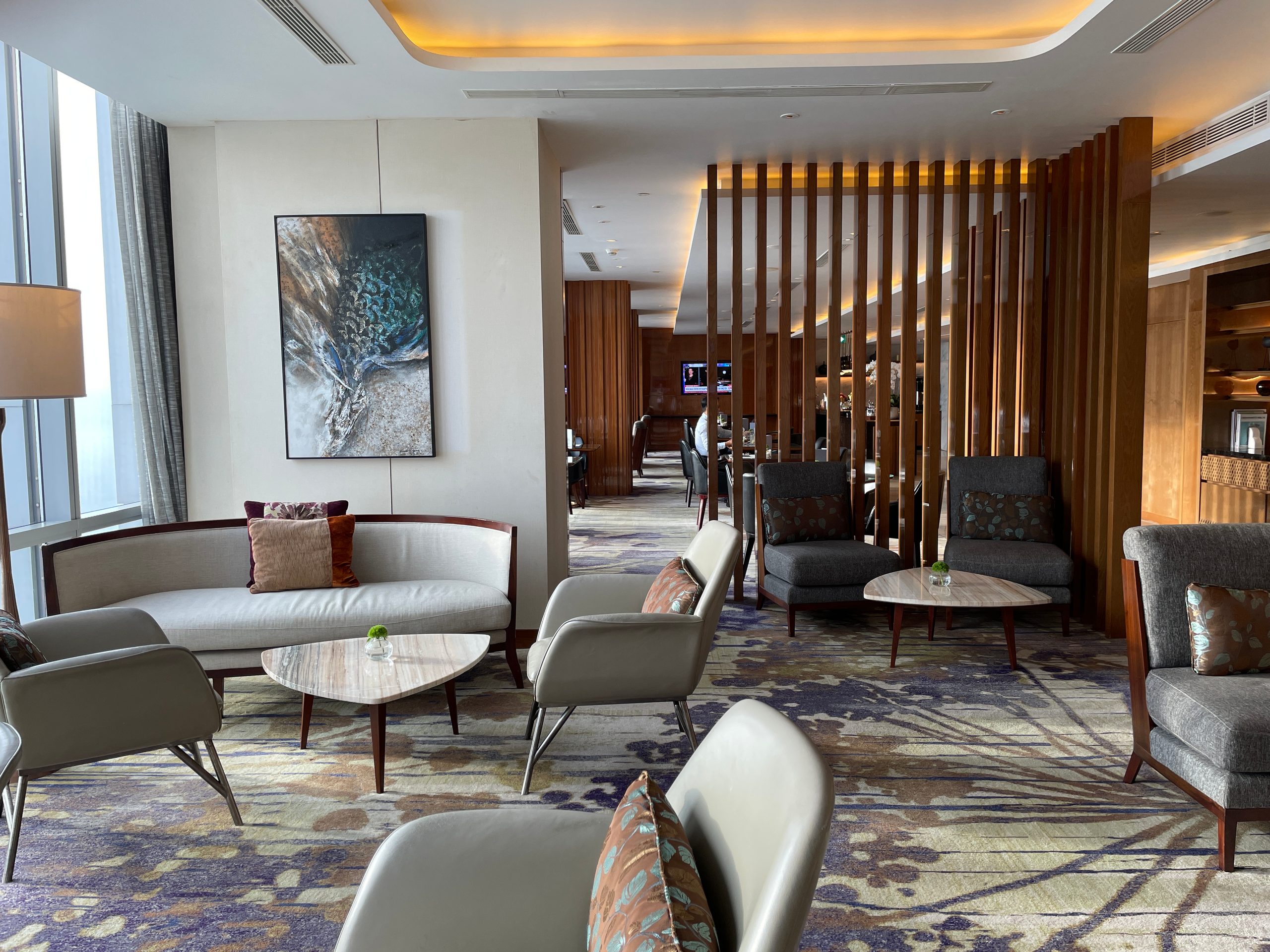 Breakfast service in the Westin Club lounge at The Westin Jakarta