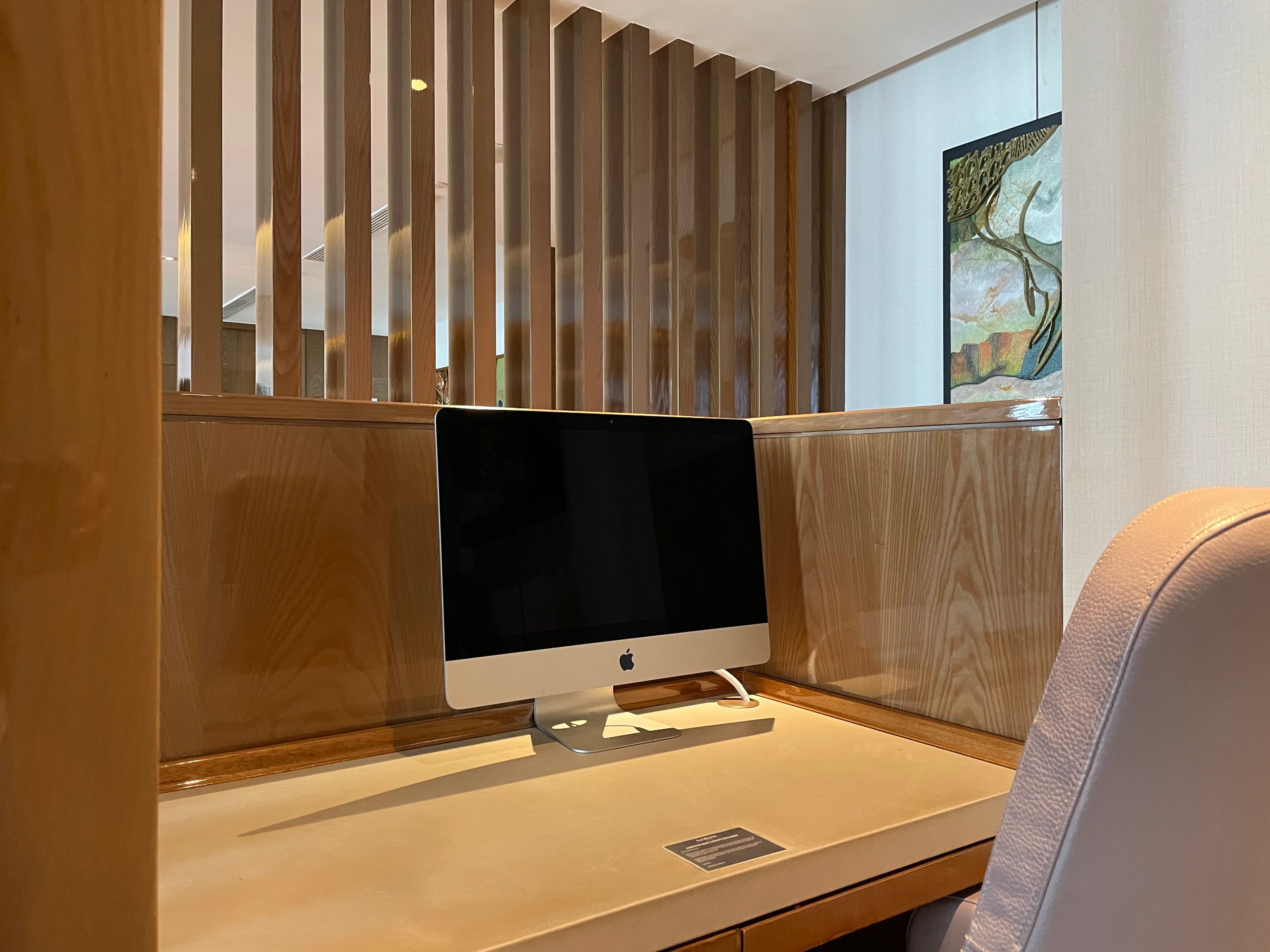 The computer and printing station — The Westin Jakarta
